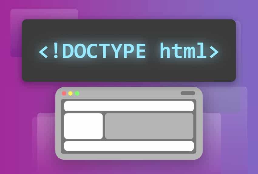 Basic structure of an HTML document